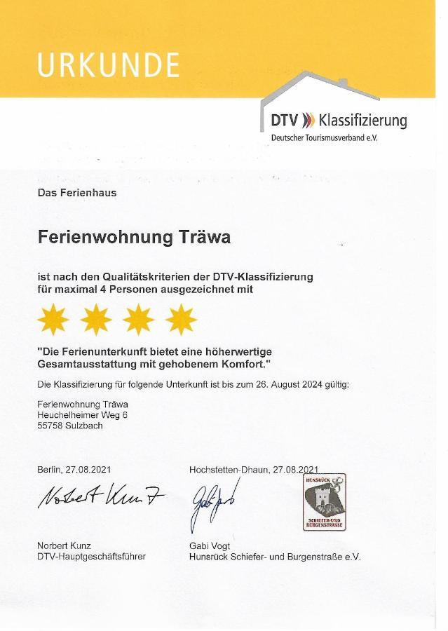 Sulzbach  Ferienwohnung Traewa מראה חיצוני תמונה